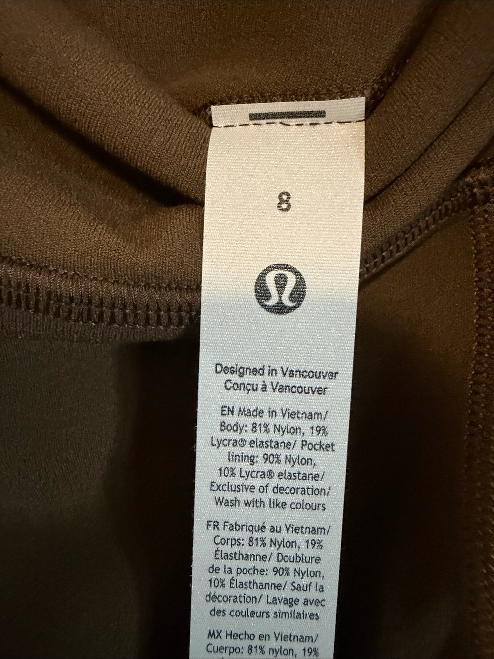 Lululemon Align High Rise Jogger Regular Brown Size 8 NWT - Picture 4 of 6